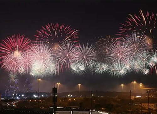 商洛焰火晚会